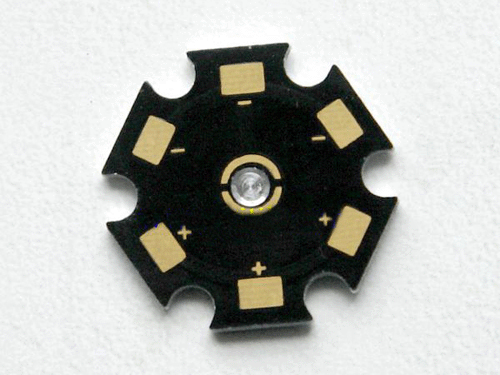 LED aluminum PCB hexagon shape